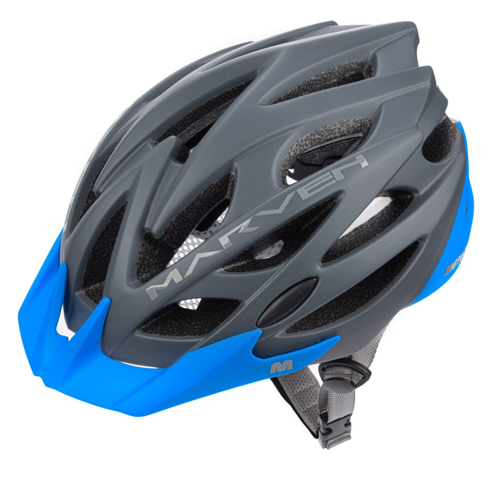 Kask rowerowy Meteor Marven M 55-58 cm szary/niebieski