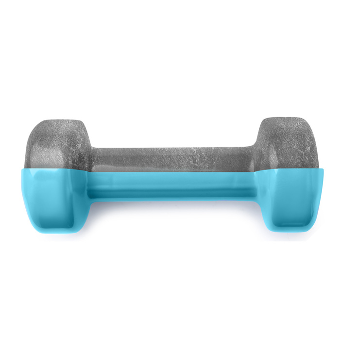 Zestaw Hantli z Powłoką Neoprenową  Meteor 0,5/1/2kg + stojak (7 kg)