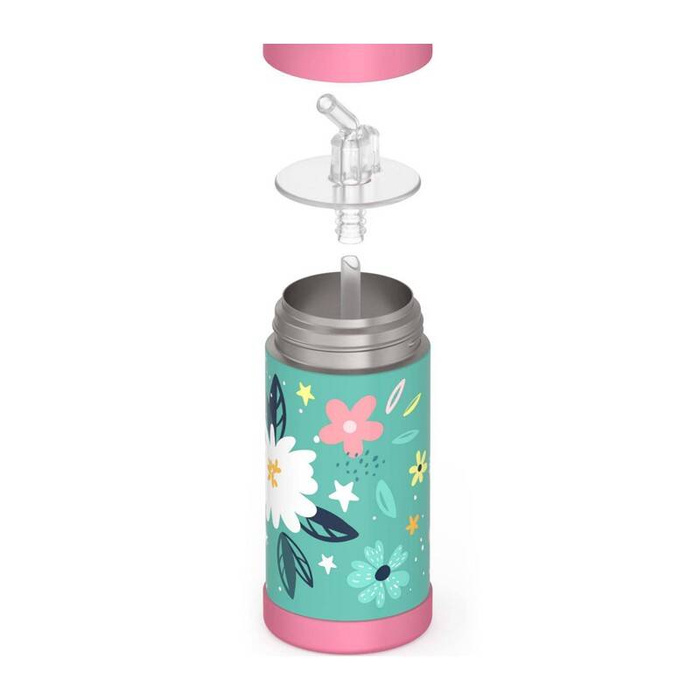 Termos dziecięcy ze słomką 355 ml THERMOS – dziki kwiat