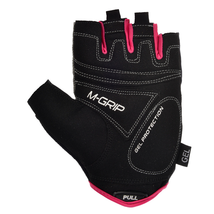 Rękawiczki rowerowe Meteor Gel GX34 grey-pink XS