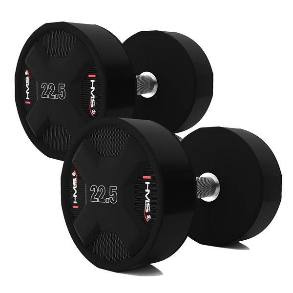 HPC SET ZESTAW HANTLI POLIURETANOWYCH 2 x 2.5 - 25 KG CPU (275 KG) HMS