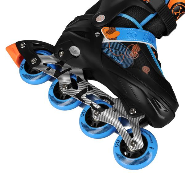 NA13808 ŁYŻWOROLKI COSMO NIEBIESKIE ROZM. L(38-41) NILS EXTREME
