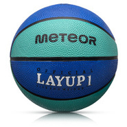 PIŁKA KOSZOWA METEOR LAYUP #1 niebieska
