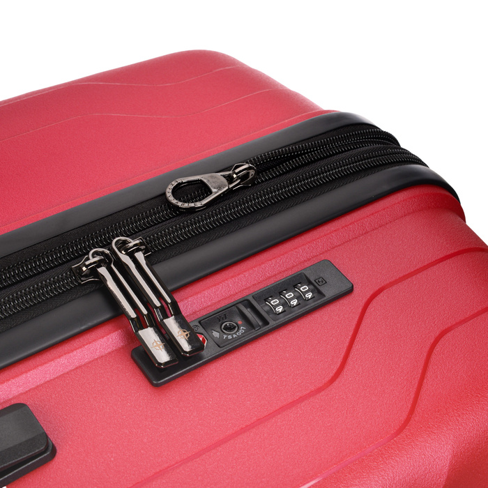 Duża walizka SwissBags Ibiza 74 cm czerwony