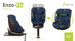 Fotelik samochodowy 4Baby Enzo-Fix (40-150 cm) navy blue