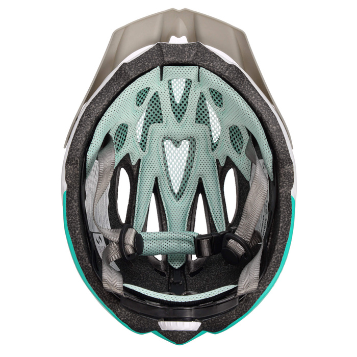 Kask rowerowy Meteor Marven L 58-61 cm biały/miętowy