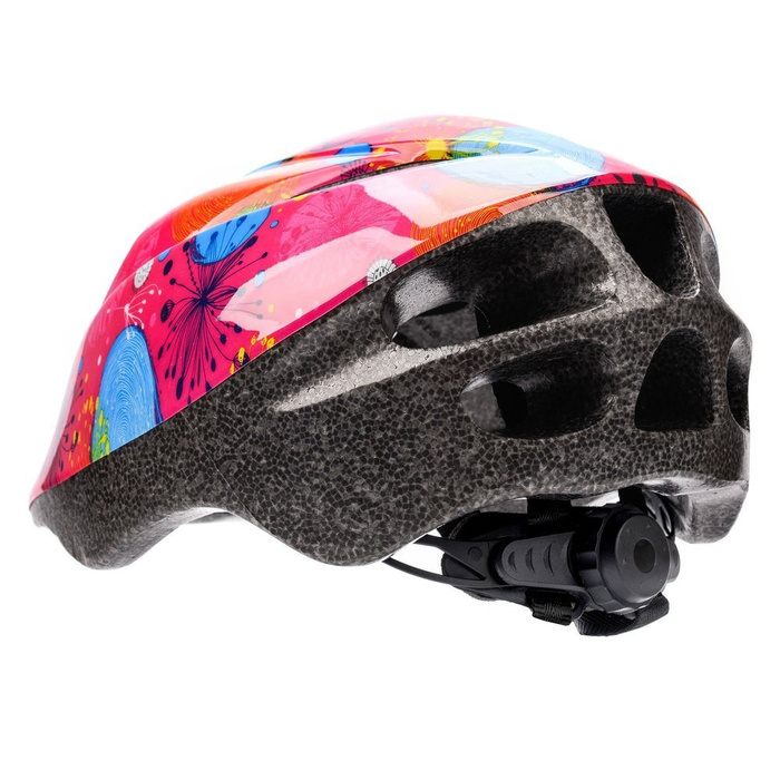 KASK ROWEROWY DZIECIĘCY METEOR KS05 pink abstract