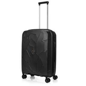 Średnia walizka SwissBags Lava 66 cm czarny