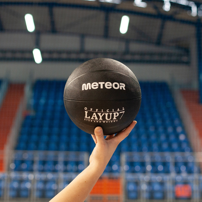PIŁKA KOSZOWA METEOR LAYUP #7 czarna