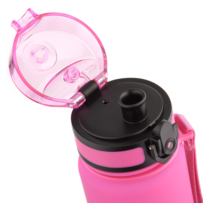 Bidon sportowy Meteor 500 ml różowy/fioletowy