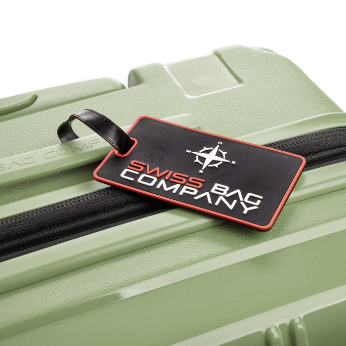 Średnia walizka SwissBags Tourist 65 cm zielony
