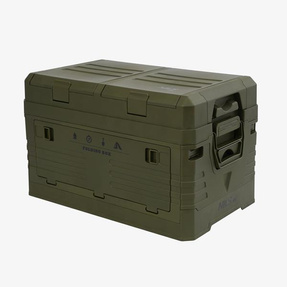 NCB4003 SKŁADANA SKRZYNIA KEMPINGOWA Z POKRYWĄ ZIELONA NILS CAMP