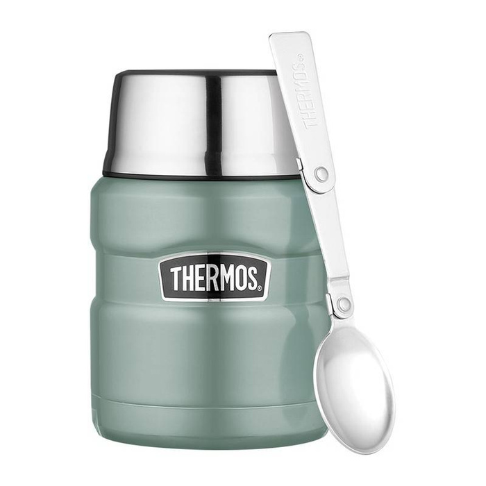 Termos na jedzenie z składaną łyżką i kubkiem THERMOS – Duck Egg
