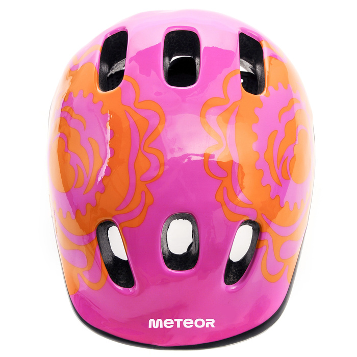 Kask rowerowy Meteor MV6-2 S 48-52 cm  Big Flower
