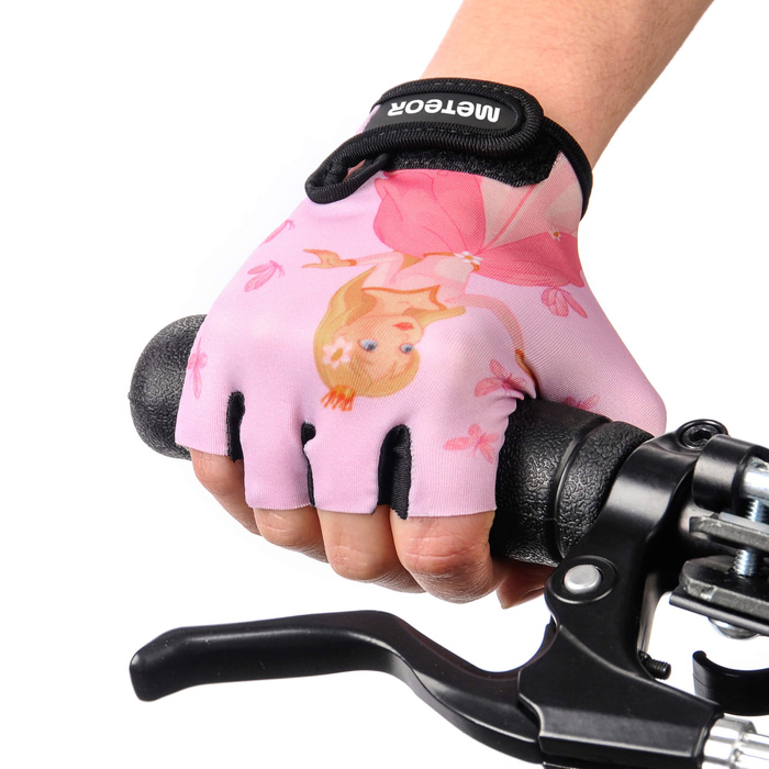 Rękawiczki rowerowe Meteor Kids Princess M