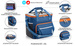 TORBA TERMICZNA METEOR FROSTY niebieski/szary
