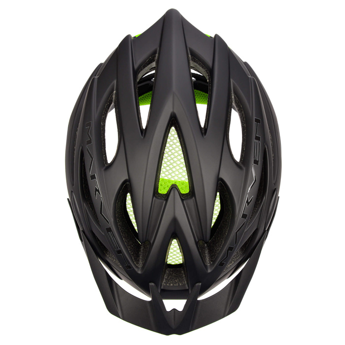 Kask rowerowy Meteor Marven L 58-61 cm czarny/zielony