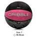 PIŁKA KOSZ. METEOR DRIBBLE #7 różowa