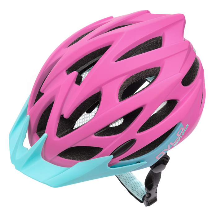 Kask rowerowy Meteor Ovlo L 58-61 cm różowy