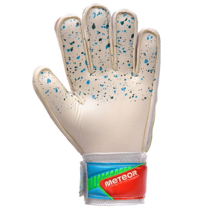 Rękawice bramkarskie Meteor Defence 8 biały