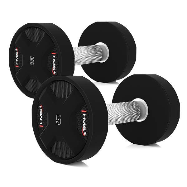 HPC SET ZESTAW HANTLI POLIURETANOWYCH 2 x 2.5 - 25 KG CPU (275 KG) HMS