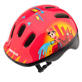 Kask rowerowy Meteor MV6-2 XS 44-48 cm Fire