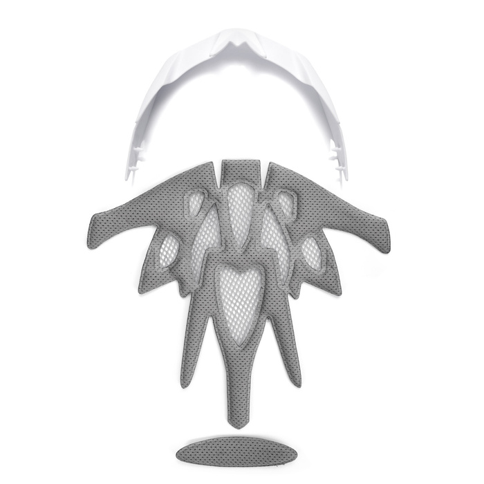 Kask rowerowy Meteor Ovlo L 58-61 cm biały/miętowy