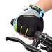 Rękawiczki rowerowe Meteor Gel GX38 XXL niebiesko-zielony