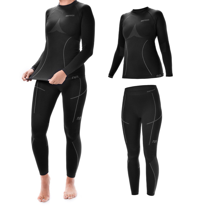 Damska bielizna termoaktywna Meteor L/XL czarny