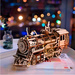 ROBOTIME Drewniany Model Puzzle 3D Lokomotywa