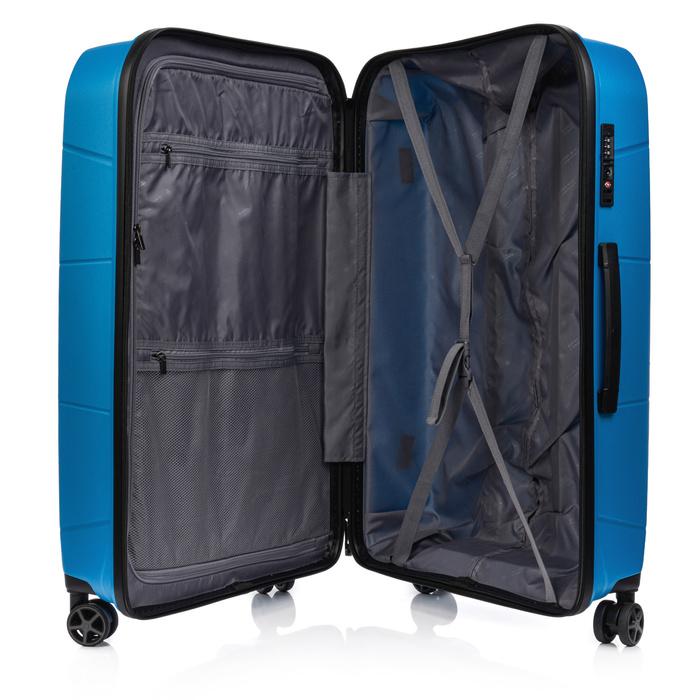 Duża walizka SwissBags Lava 75 cm niebieski