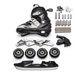 Rolki Meteor 4w1 Seasons M 34-37 czarny