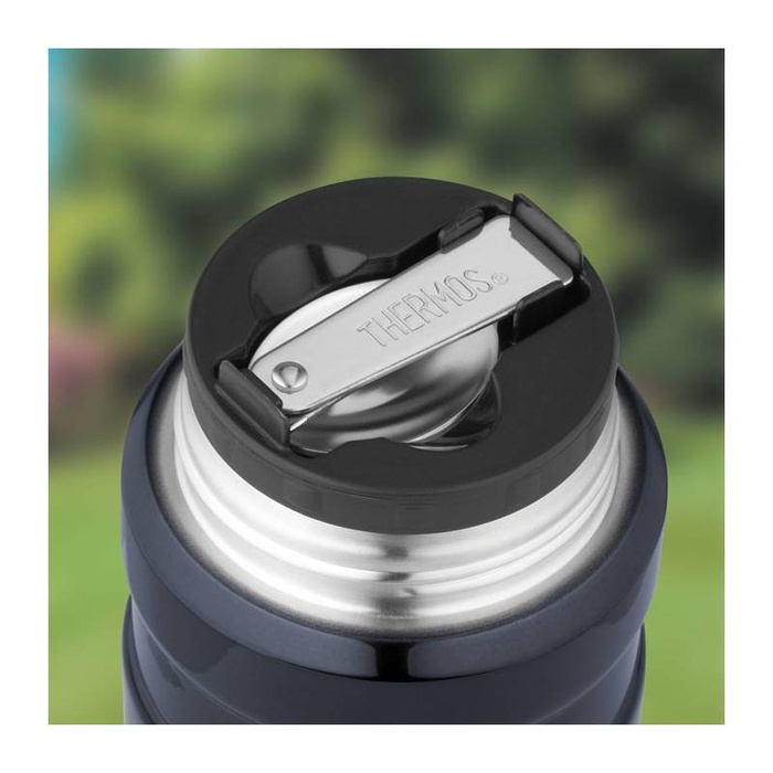 Termos na jedzenie z składaną łyżką i kubkiem THERMOS – Duck Egg
