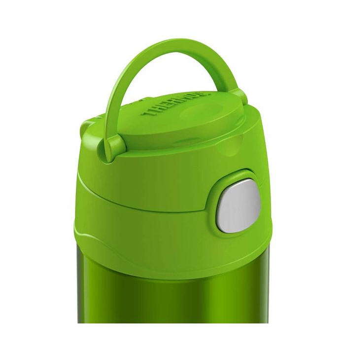 Termos dziecięcy ze słomką 355 ml THERMOS - limonkowy