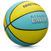 PIŁKA KOSZOWA METEOR LAYUP #4 żółto-turkusowa