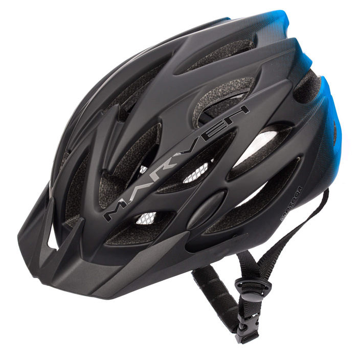 Kask rowerowy Meteor Marven M 55-58 cm czarny/niebieski