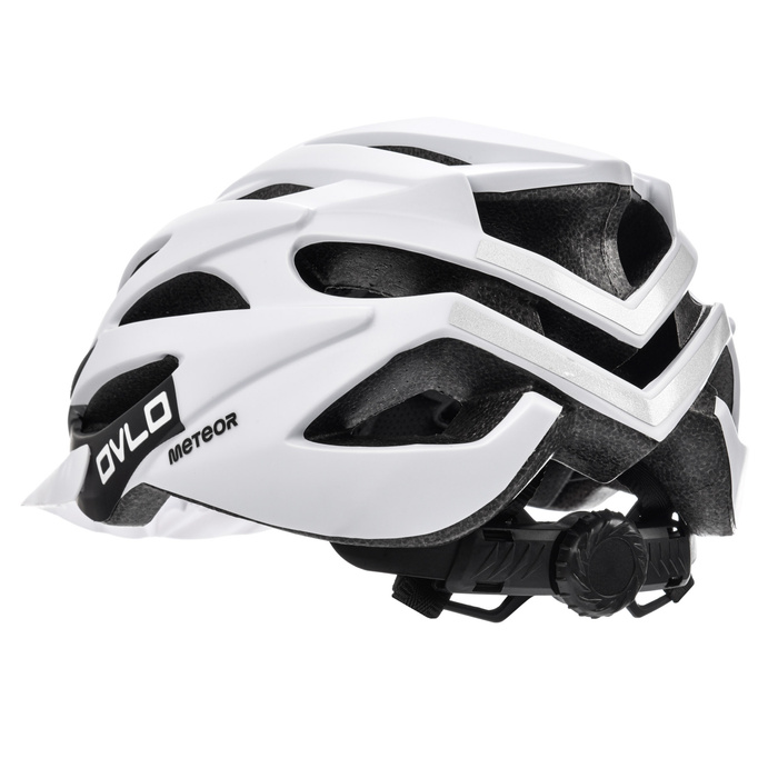 Kask rowerowy Meteor Ovlo M 55-58 cm biały