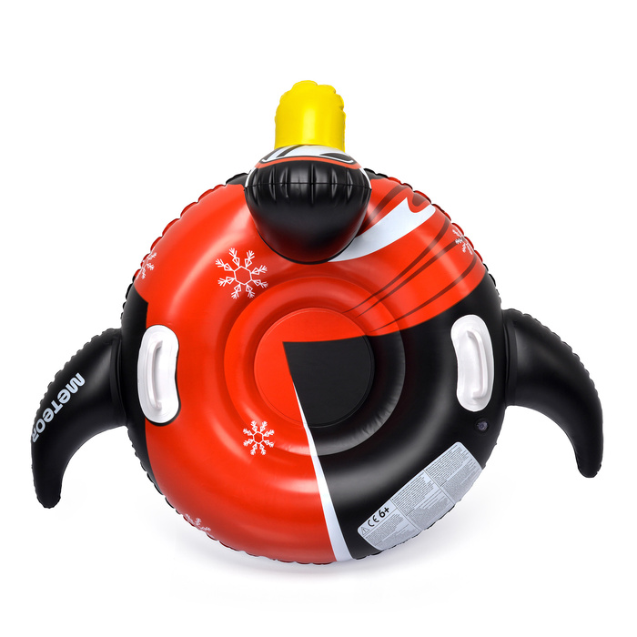Ślizg śnieżny Meteor Penguin czarny/czerwony