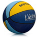 PIŁKA KOSZOWA METEOR LAYUP #4 niebieska/żółta/zielona