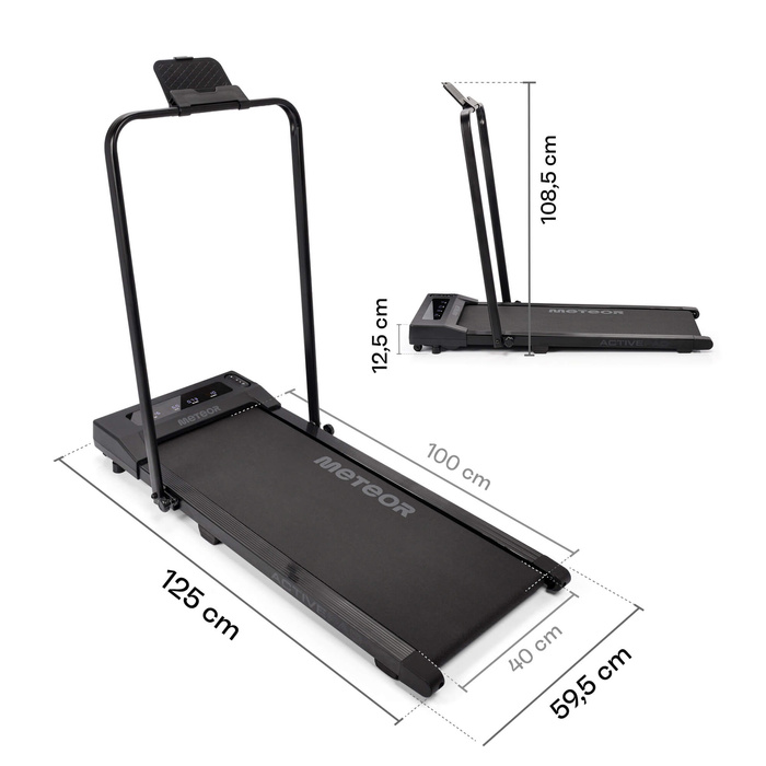 Bieżnia elektryczna z uchwytem Meteor