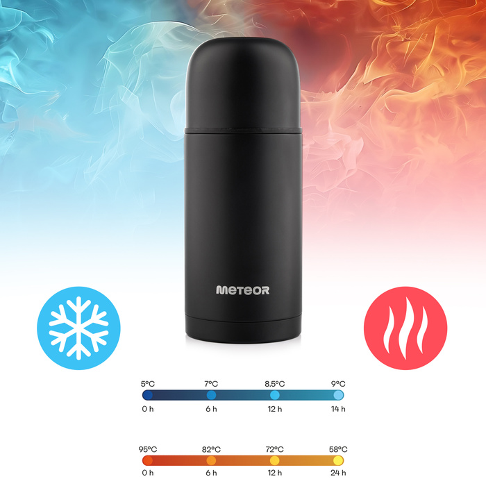 Termos Meteor 750 ml czarny