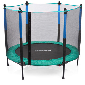 Trampolina dla dzieci Meteor TRP-50 140 cm miętowy/niebieski