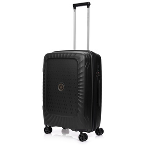 Średnia walizka SwissBags Ibiza 65 cm czarny