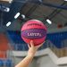 PIŁKA KOSZOWA METEOR LAYUP #6 różowa/fioletowa