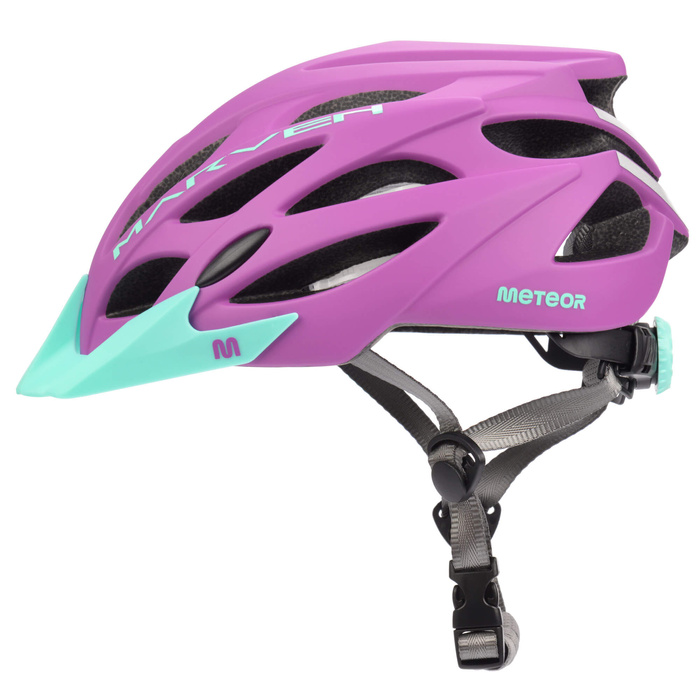 Kask rowerowy Meteor Marven S 52-56 cm fioletowy