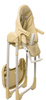 Krzesełko do karmienia 4Baby DECCO XXIII camel