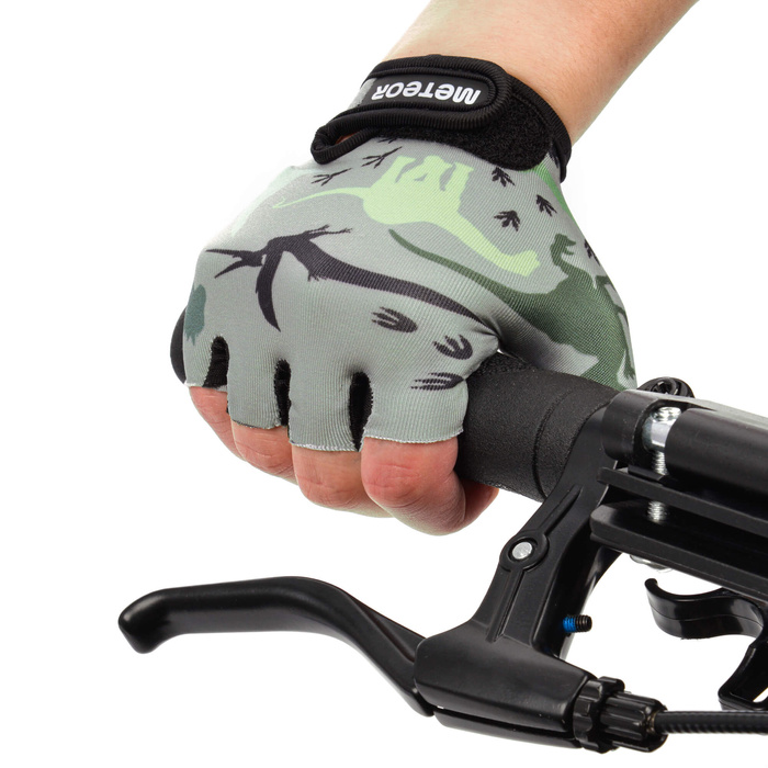 Rękawiczki rowerowe Meteor Kids Dinosaurs XS