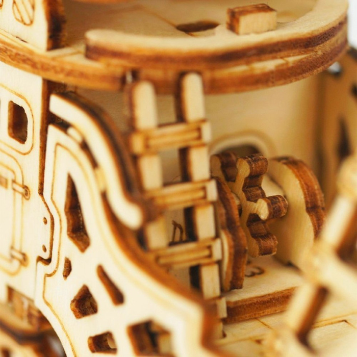 ROBOTIME Drewniany Model Puzzle 3D Sterowiec Steampunk