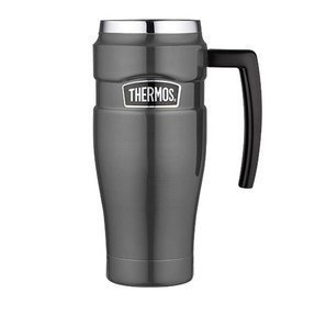 Kubek Termiczny Termos z uchwytem THERMOS - metaliczny szary