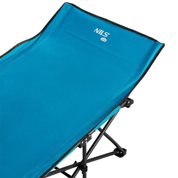 NC2701 ŁÓŻKO POLOWE NIEBIESKIE 188 CM NILS CAMP